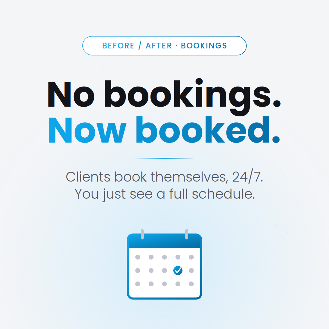 Customer booking automation — self-service portal