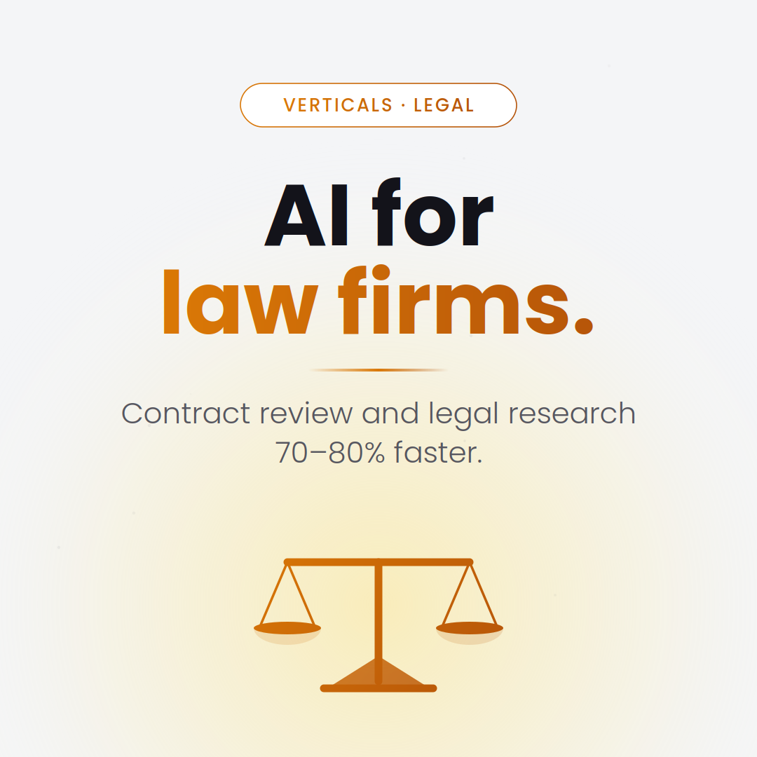 AI for lawyers — contract review and legal research