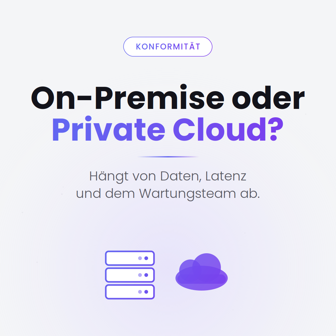 AI On-Premise vs. private EU-Cloud – wie Sie wählen