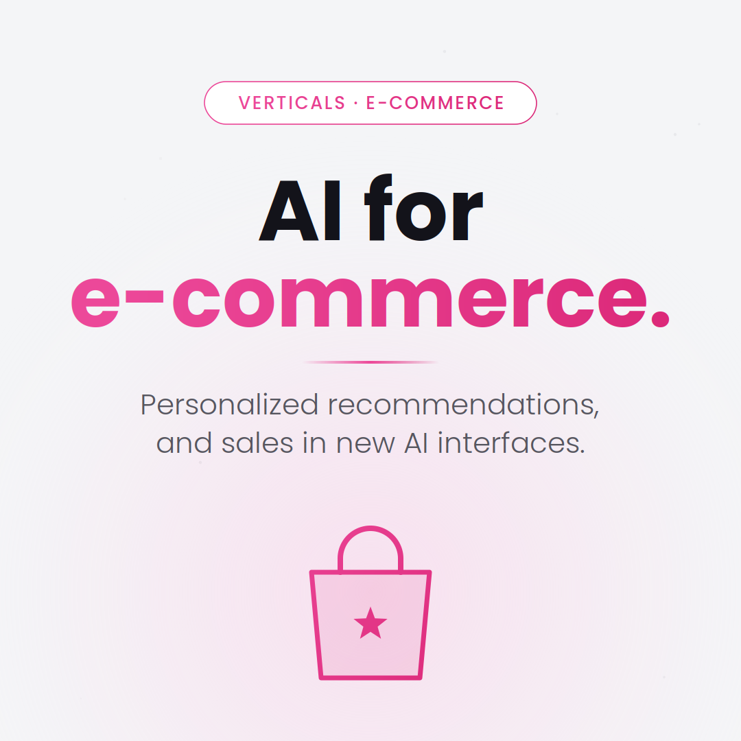 AI for e-commerce — recommendations and Universal Commerce Protocol