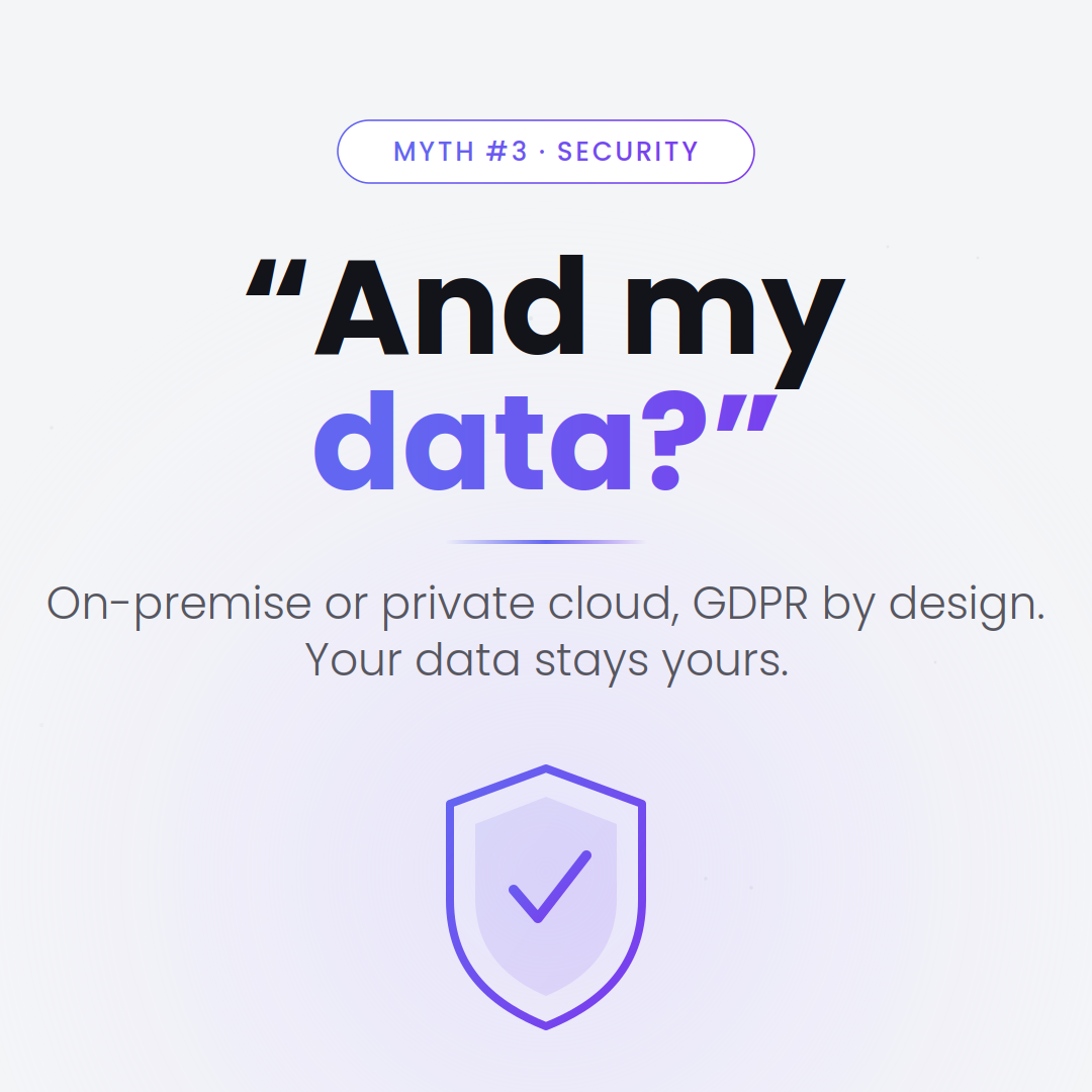 Data security in AI solutions — GDPR by design