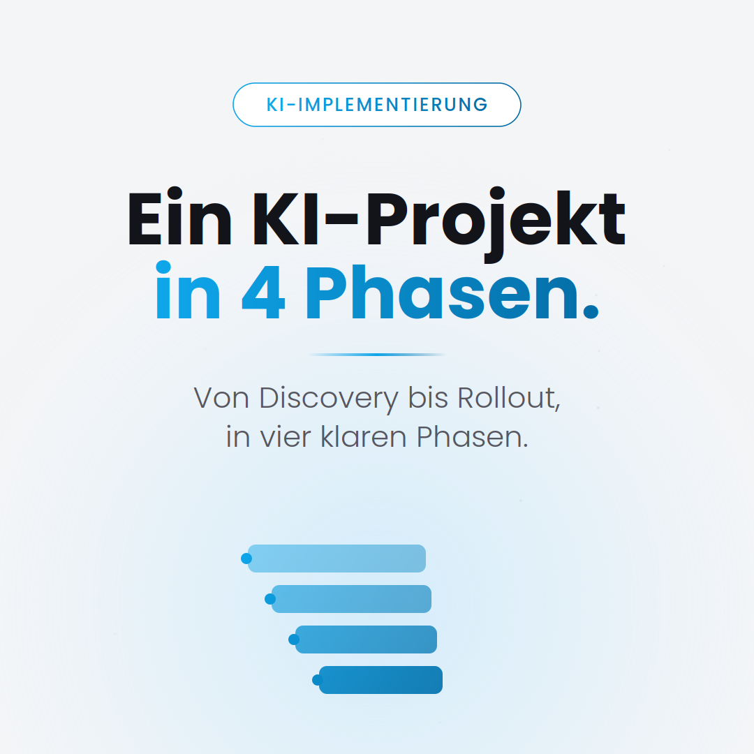 Wie ein KI-Projekt Schritt für Schritt aussieht – Phasen und Ergebnisse