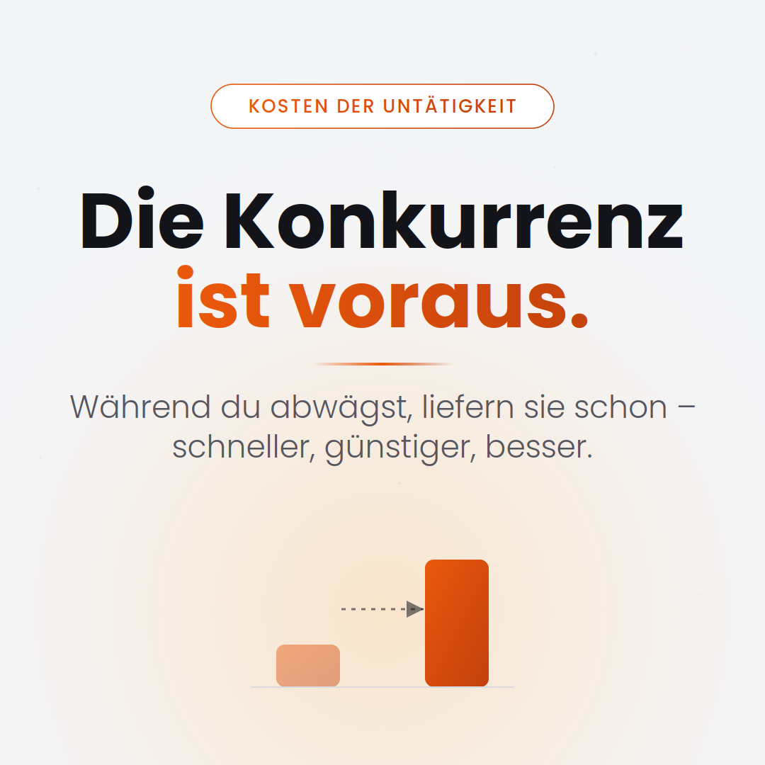 Wettbewerb nutzt KI — wie Sie den Rückstand aufholen