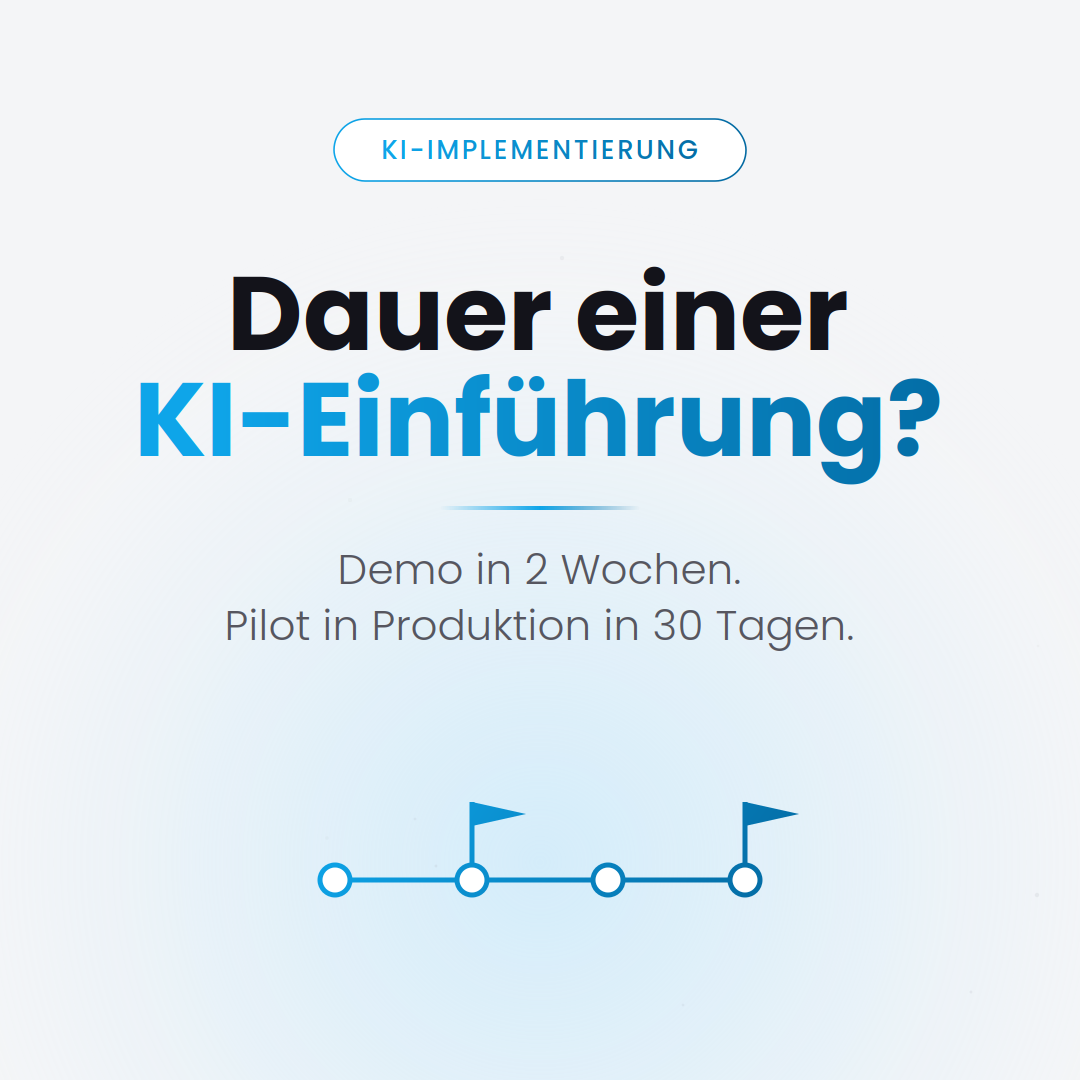 Wie lange dauert eine KI-Implementierung — Schritt-für-Schritt-Kalender