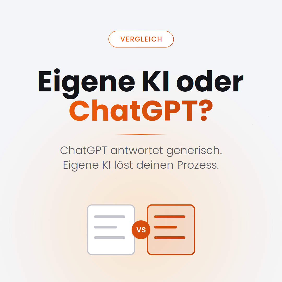 Benutzerdefinierte KI vs. ChatGPT/Copilot – Unterschiede für Unternehmen