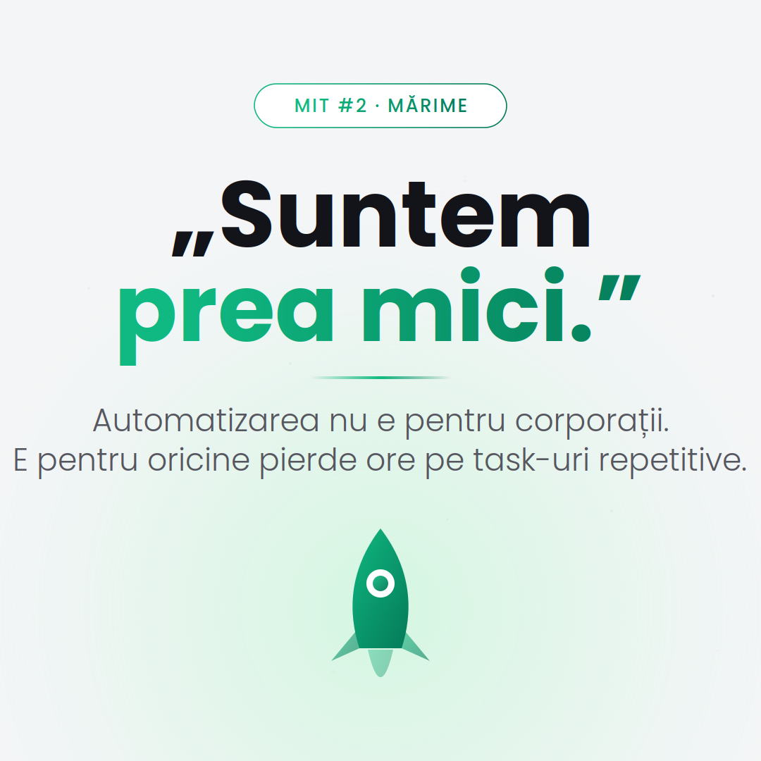 Suntem prea mici pentru AI — mit demontat