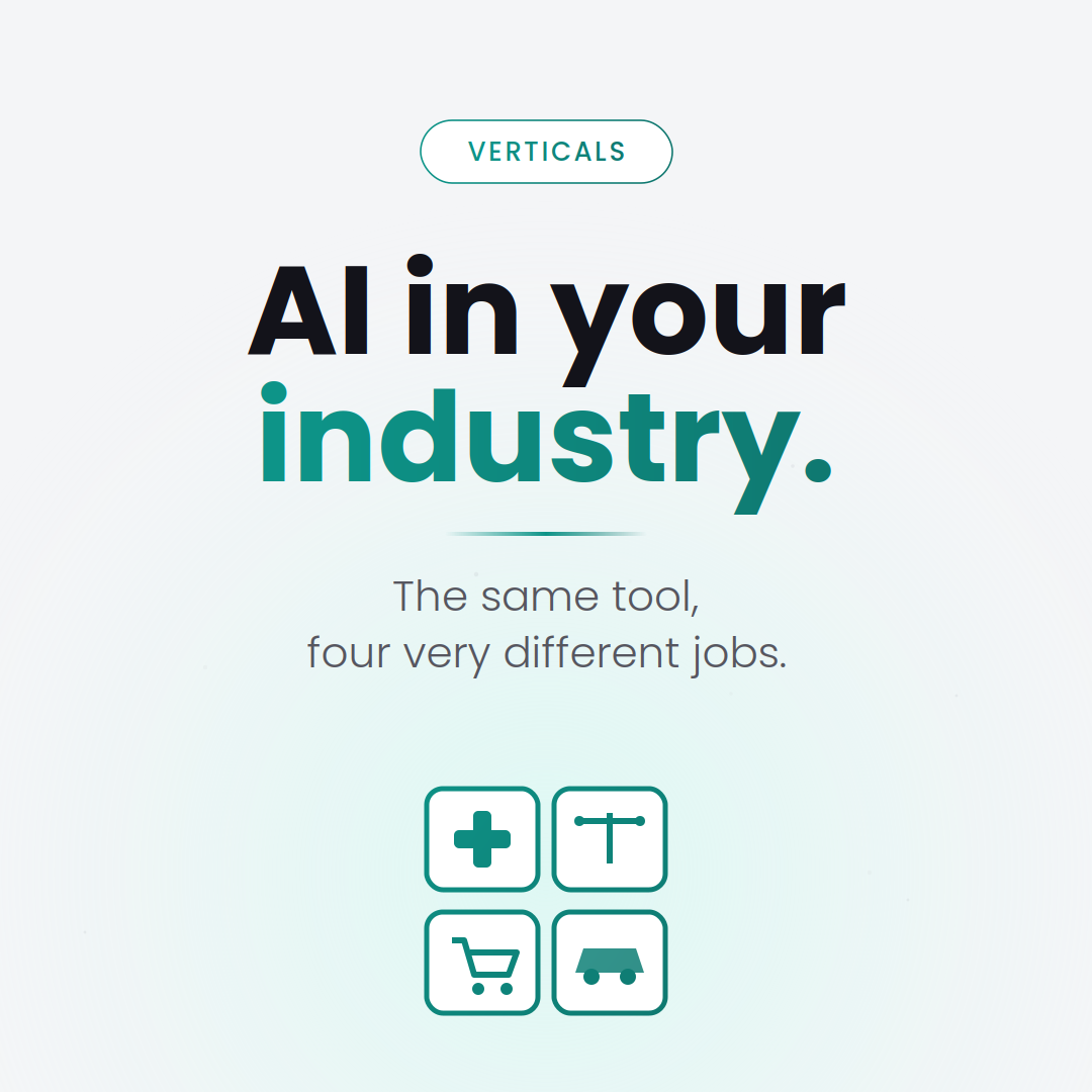 AI for verticals — clinics, lawyers, e-commerce, car dealers