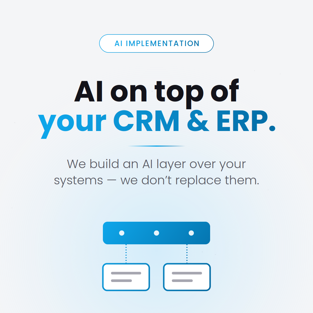AI Integration into Existing CRM and ERP — Visual AI Labs