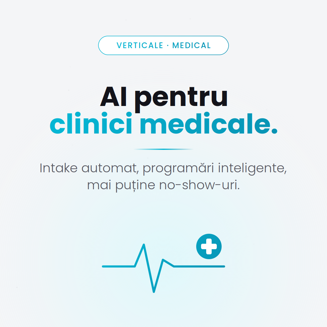AI pentru clinici medicale — intake și programări